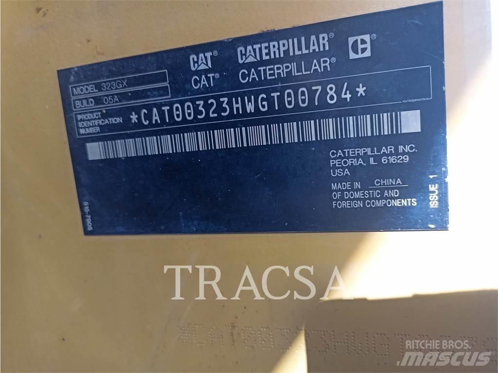 CAT 323GX Pásové rýpadlá