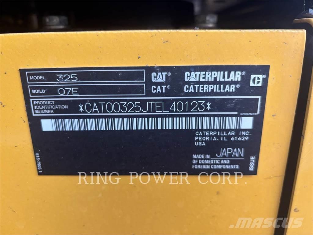 CAT 325 Pásové rýpadlá