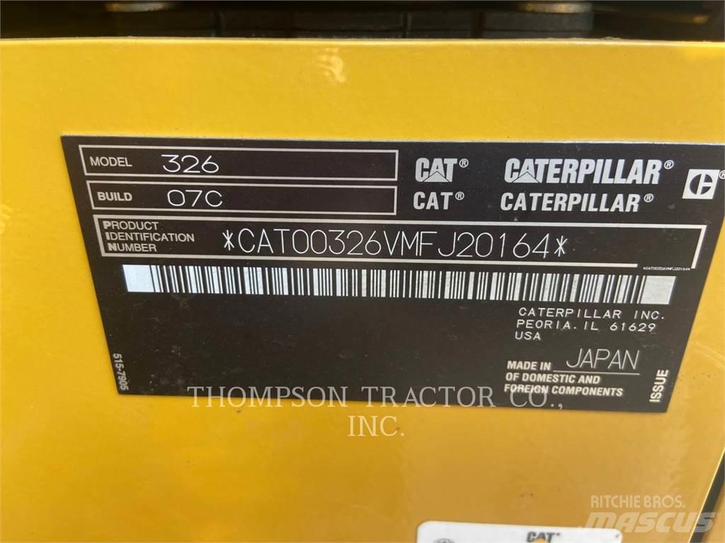 CAT 326 Pásové rýpadlá