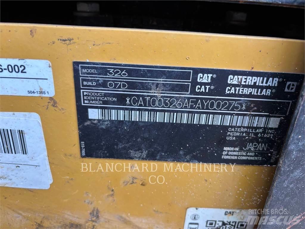 CAT 326 Pásové rýpadlá