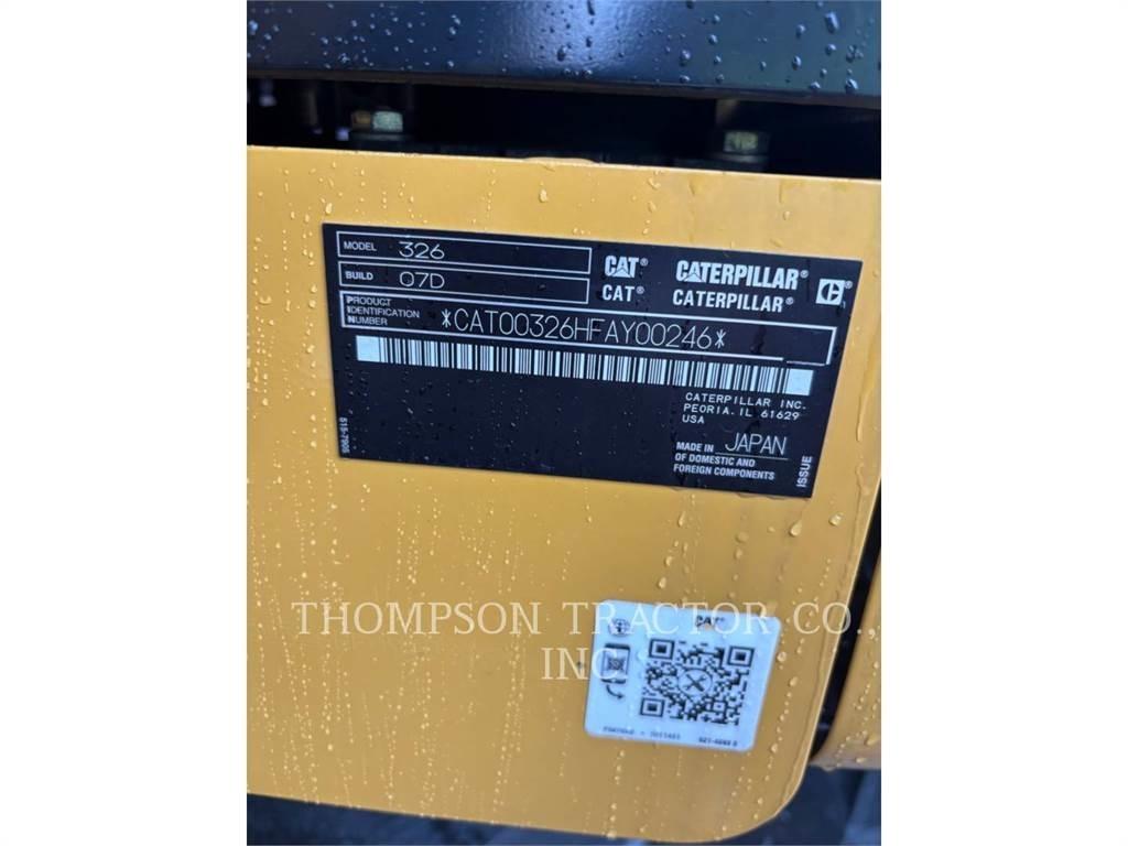CAT 326 Pásové rýpadlá