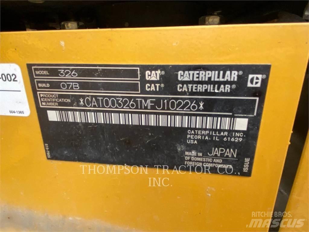 CAT 326 Pásové rýpadlá