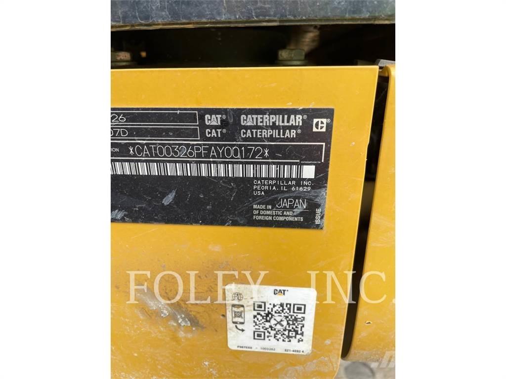 CAT 326-07 Pásové rýpadlá