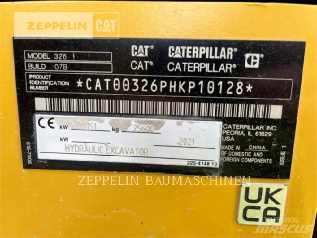 CAT 326-07 Pásové rýpadlá