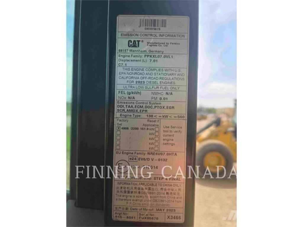 CAT 326-07 Pásové rýpadlá