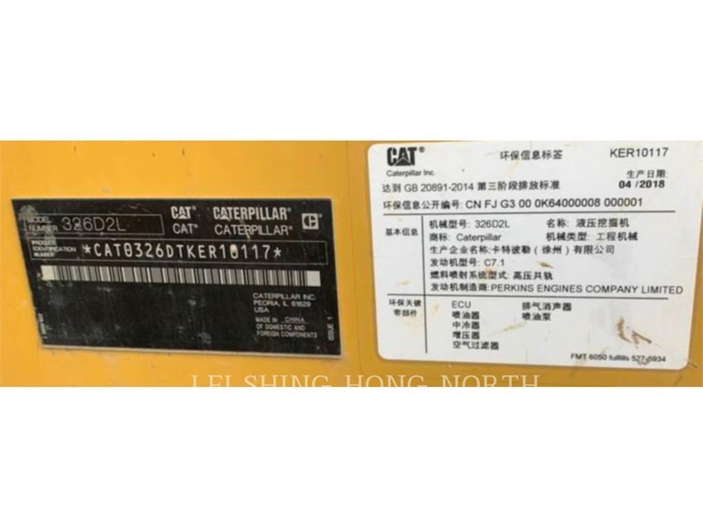 CAT 326D2L Pásové rýpadlá