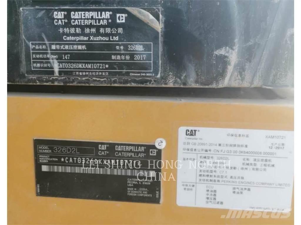 CAT 326D2L Pásové rýpadlá