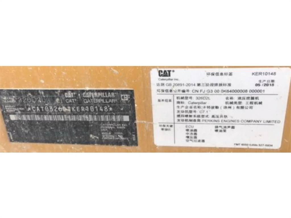 CAT 326D2L Pásové rýpadlá