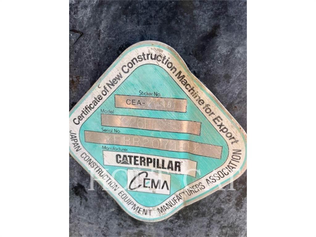 CAT 326FL Pásové rýpadlá