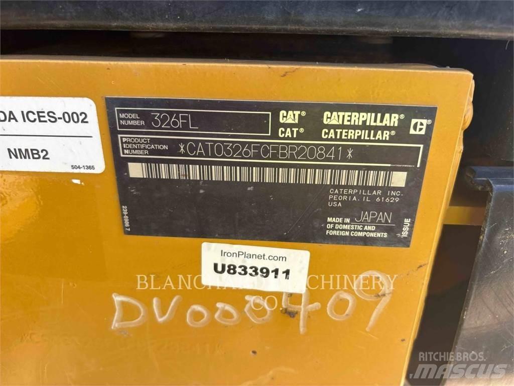 CAT 326FL Pásové rýpadlá