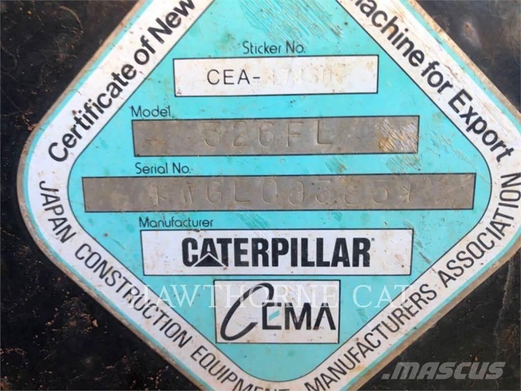 CAT 326FL Pásové rýpadlá