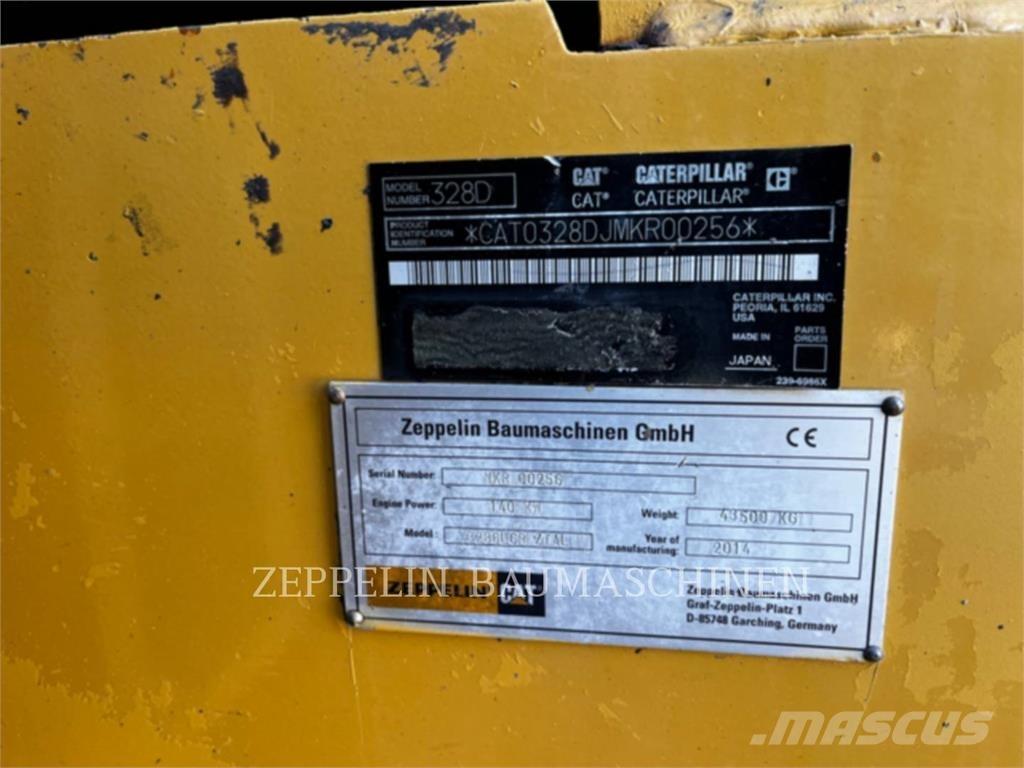 CAT 328DTUNNEL Pásové rýpadlá
