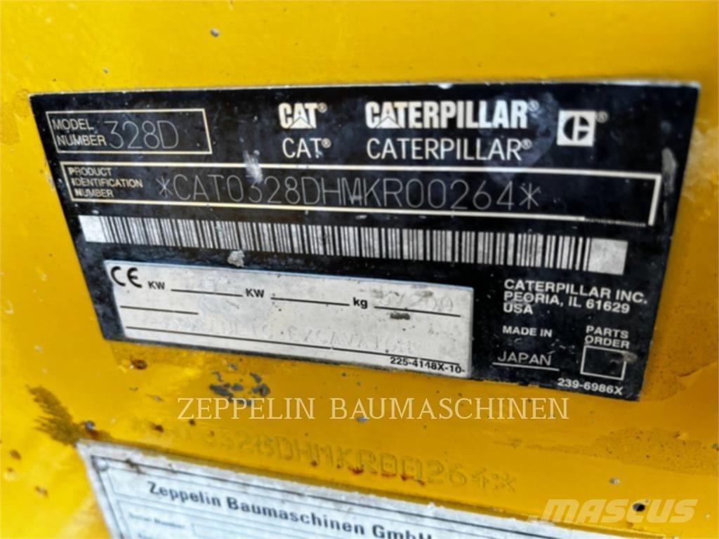 CAT 328DTUNNEL Pásové rýpadlá