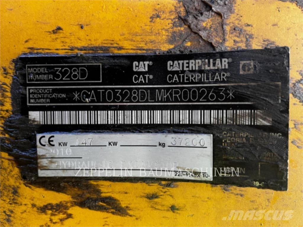 CAT 328DTUNNEL Pásové rýpadlá