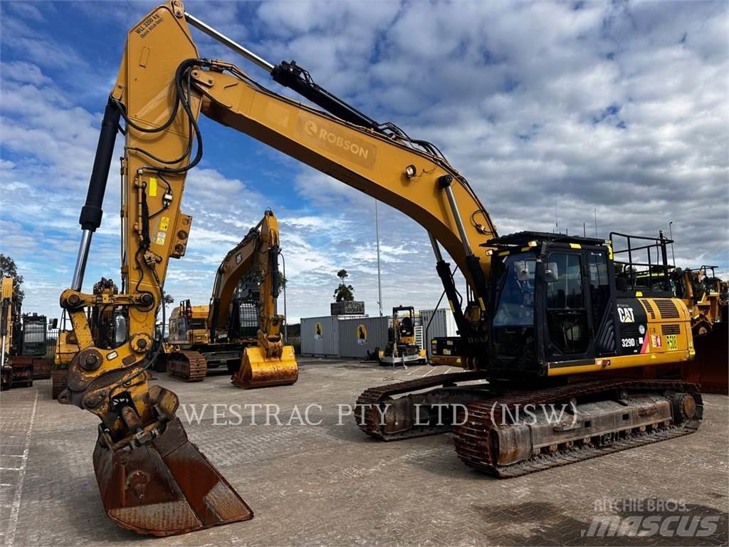 CAT 329DL Pásové rýpadlá