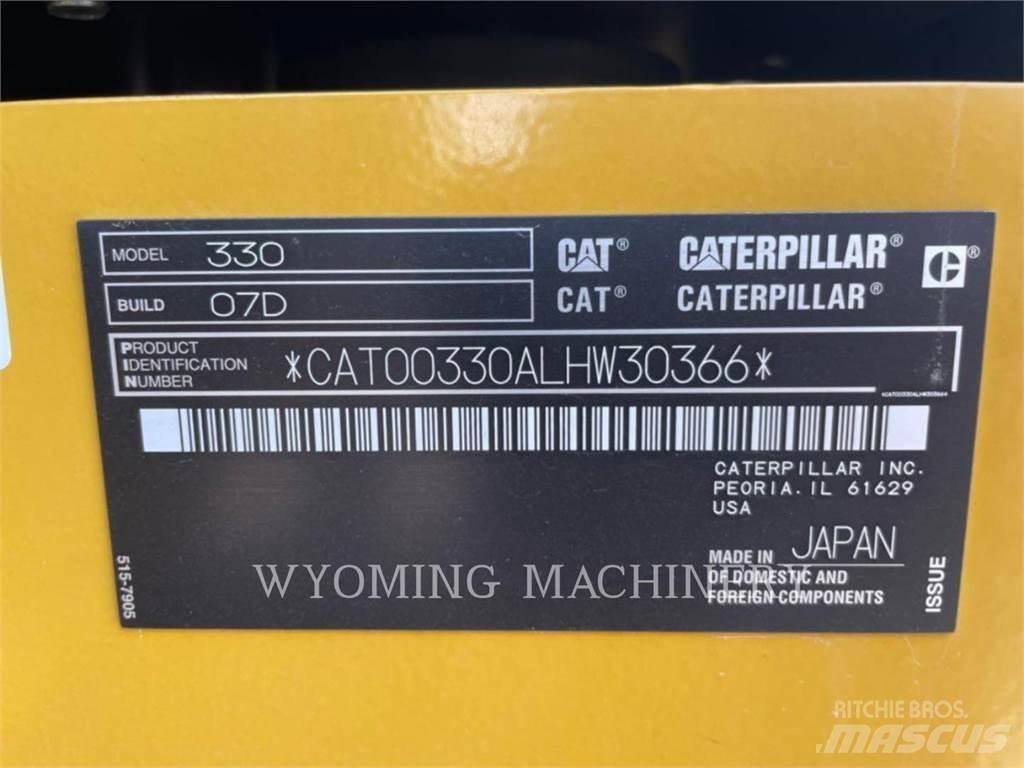 CAT 330 Pásové rýpadlá