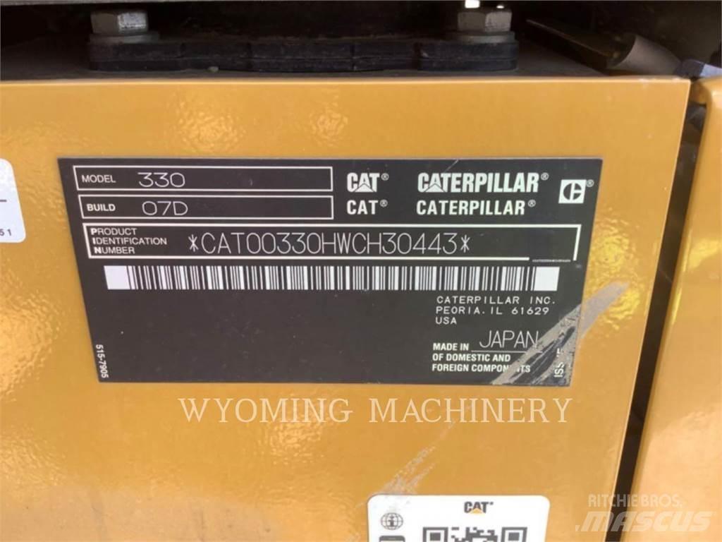 CAT 330 Pásové rýpadlá