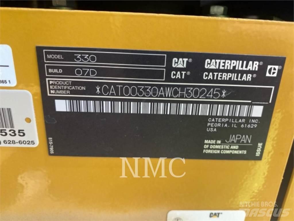 CAT 330 Pásové rýpadlá