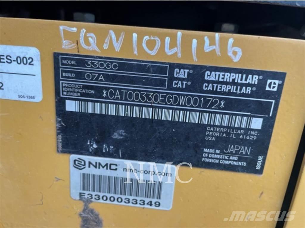 CAT 330 Pásové rýpadlá