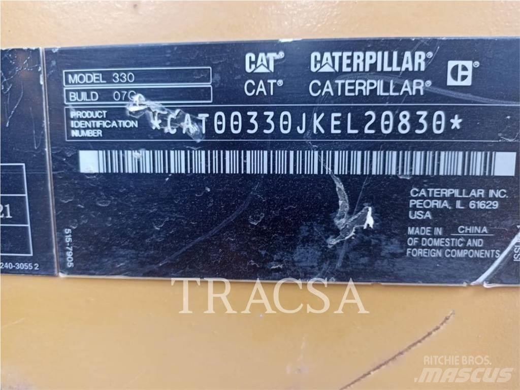 CAT 330 Pásové rýpadlá
