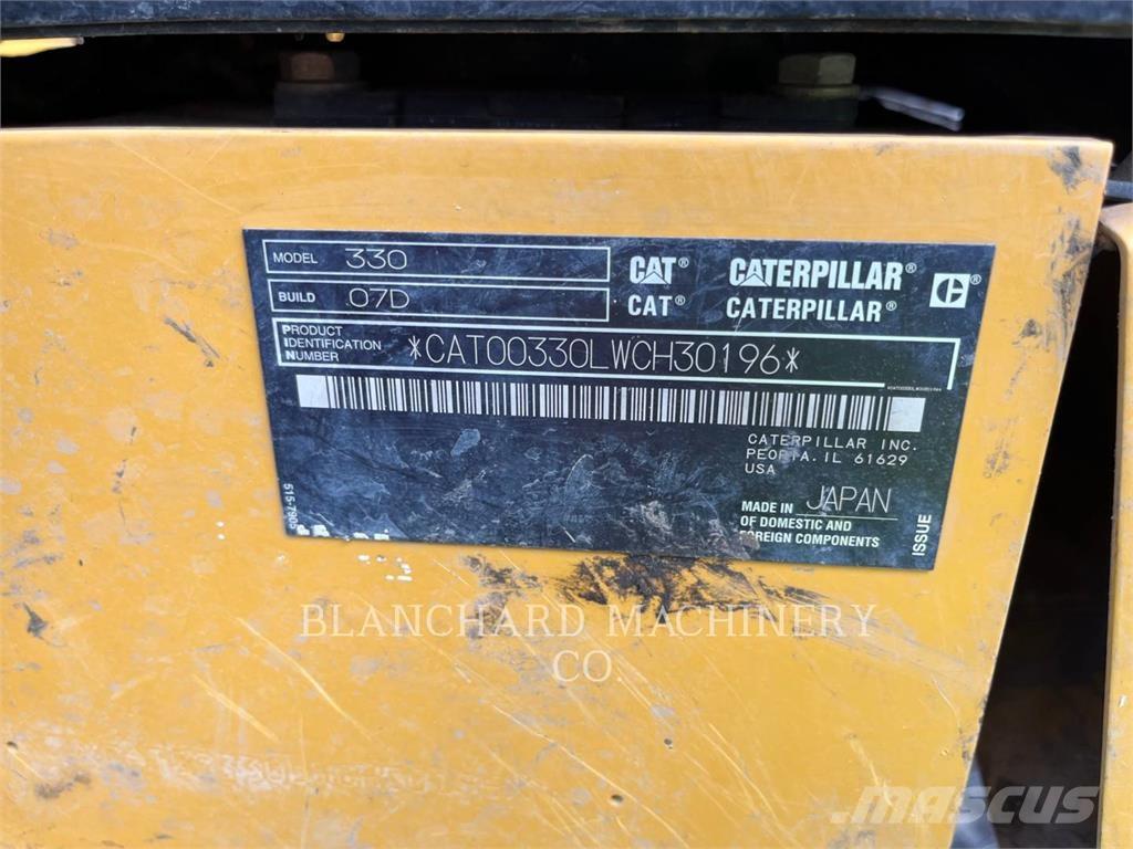CAT 330 Pásové rýpadlá