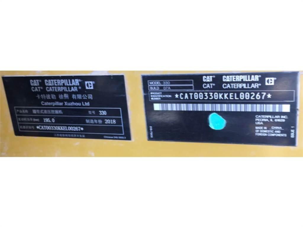 CAT 330-07 Pásové rýpadlá