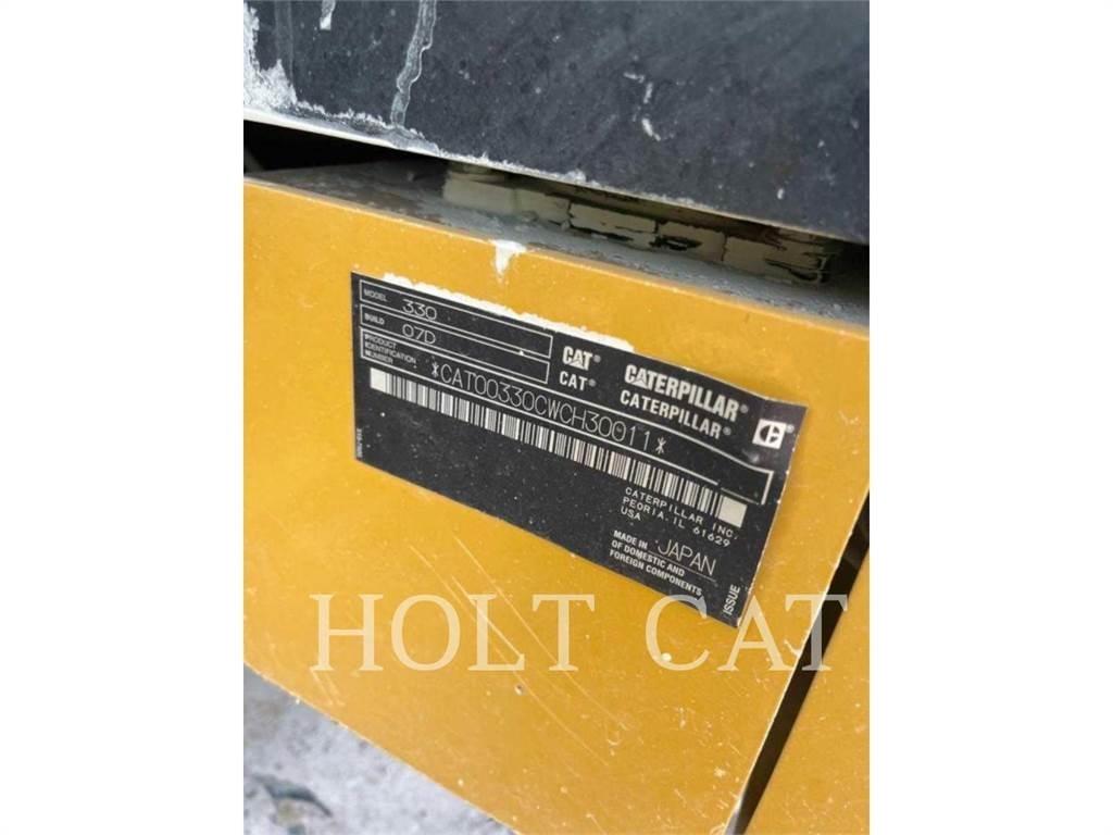 CAT 330 TC Pásové rýpadlá