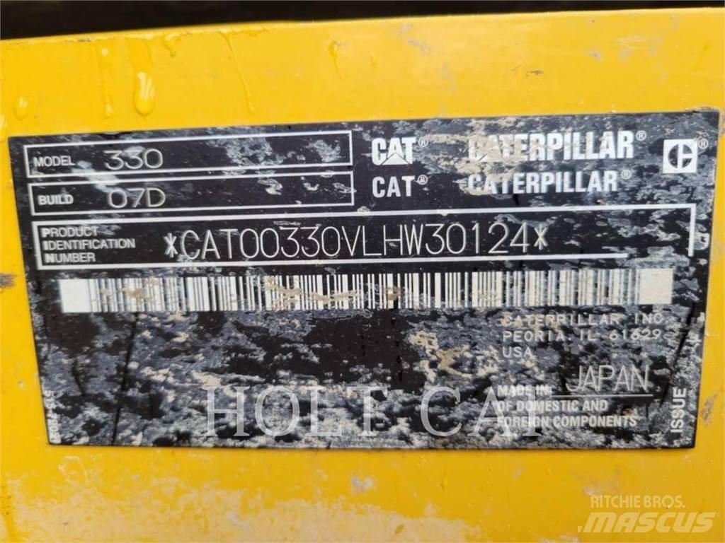 CAT 330 TC Pásové rýpadlá