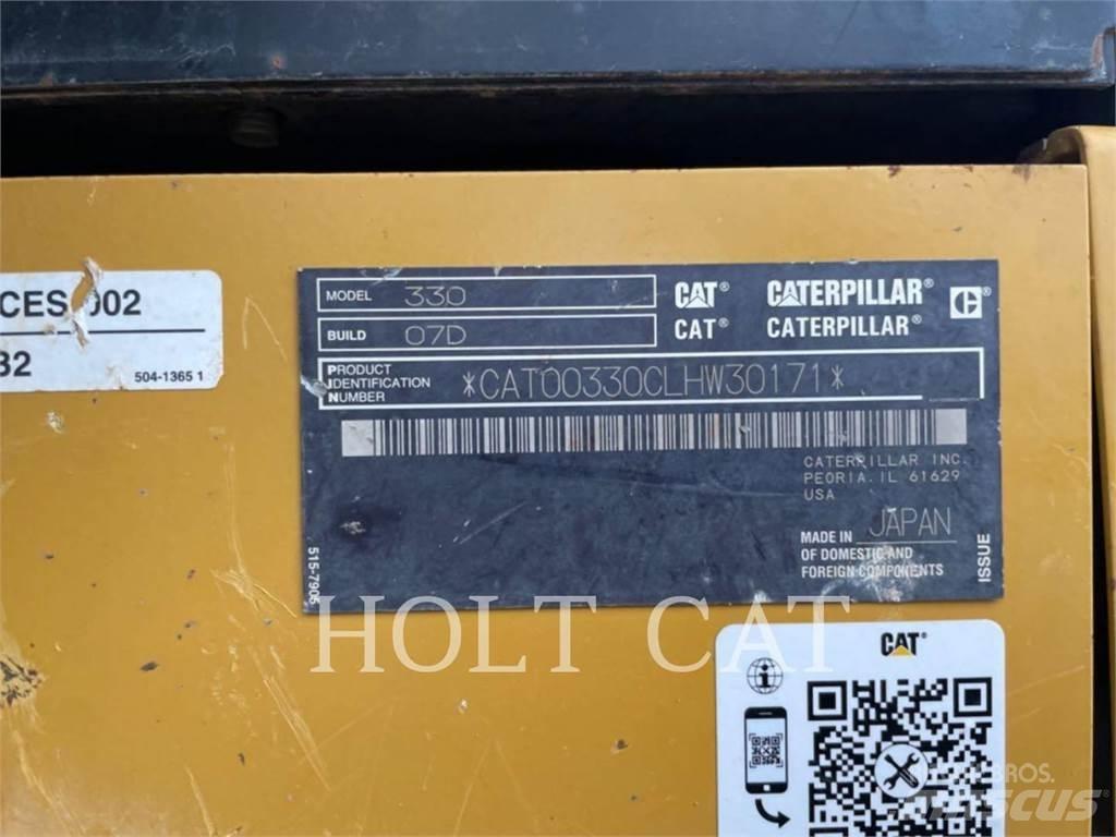 CAT 330 TC Pásové rýpadlá