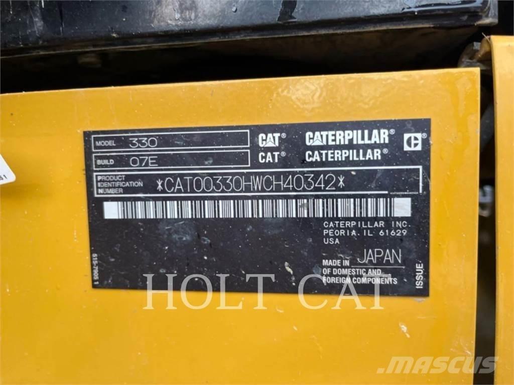 CAT 330 TC Pásové rýpadlá