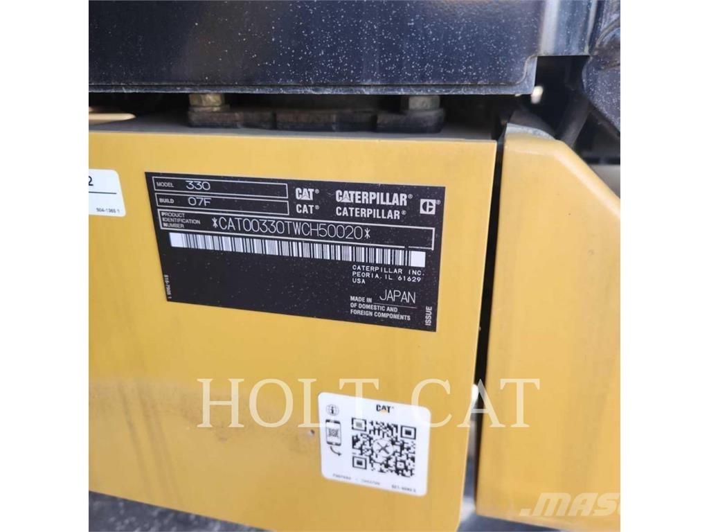 CAT 330 TC Pásové rýpadlá