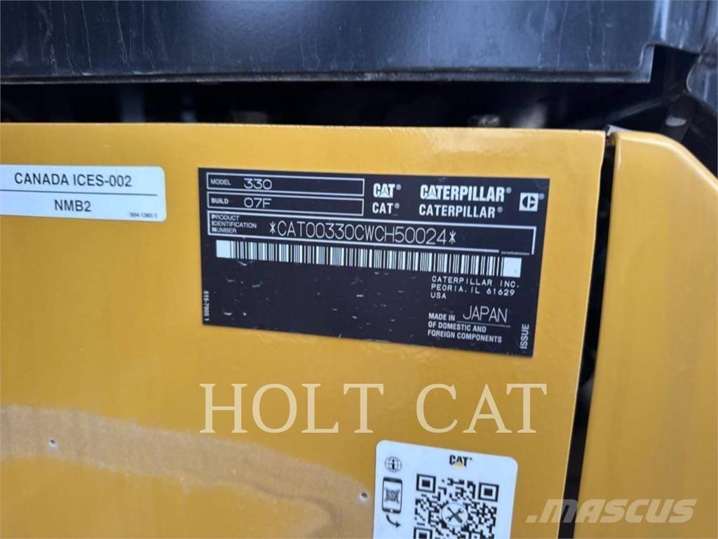 CAT 330 TC Pásové rýpadlá