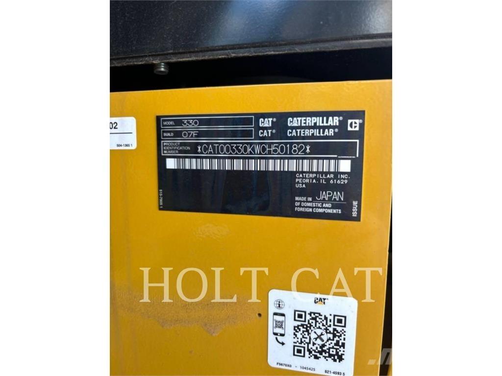 CAT 330 TC Pásové rýpadlá