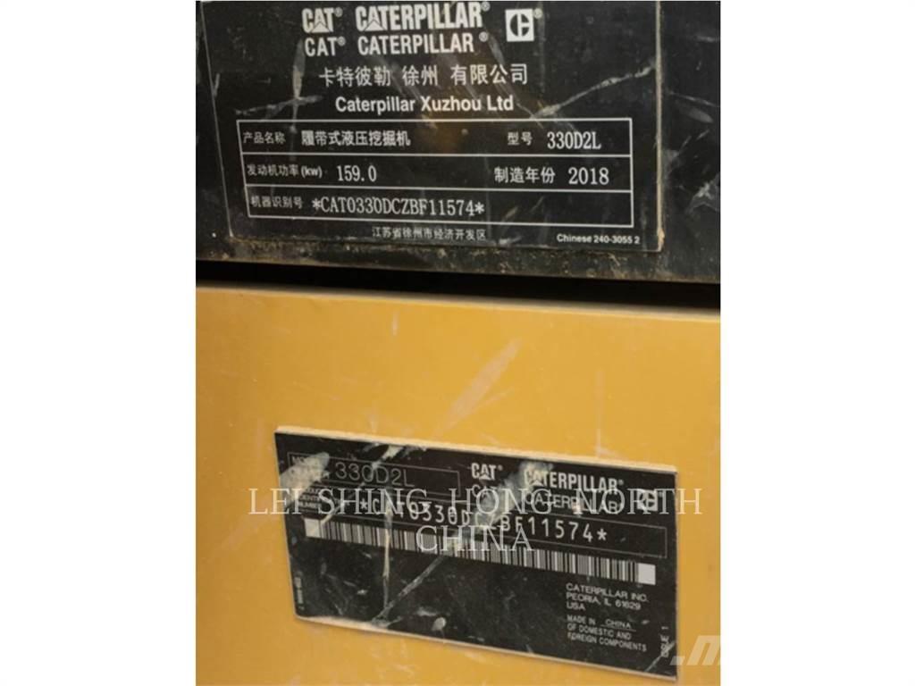 CAT 330D2L Pásové rýpadlá