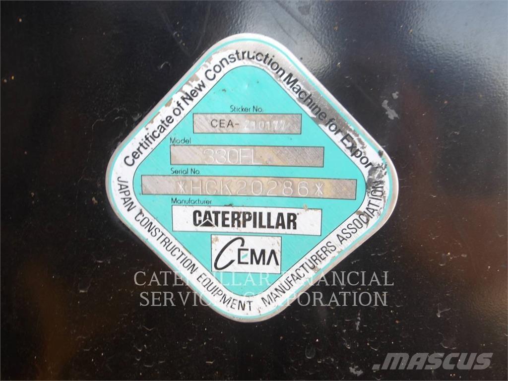 CAT 330FL Pásové rýpadlá
