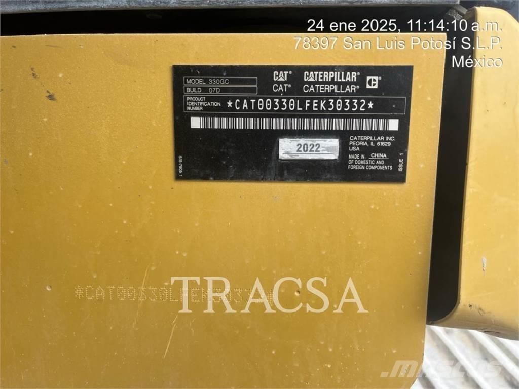 CAT 330GC Pásové rýpadlá
