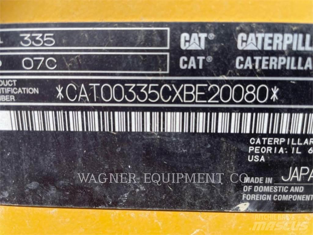 CAT 335 Pásové rýpadlá