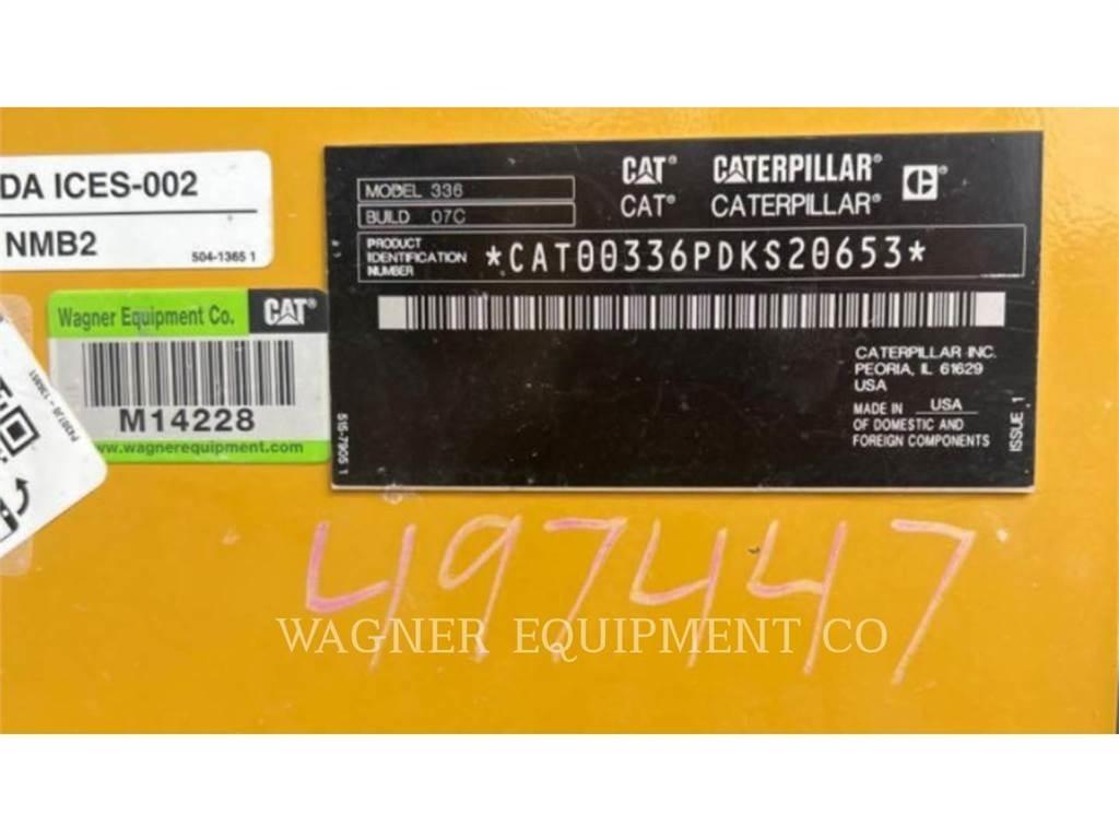 CAT 336 Pásové rýpadlá
