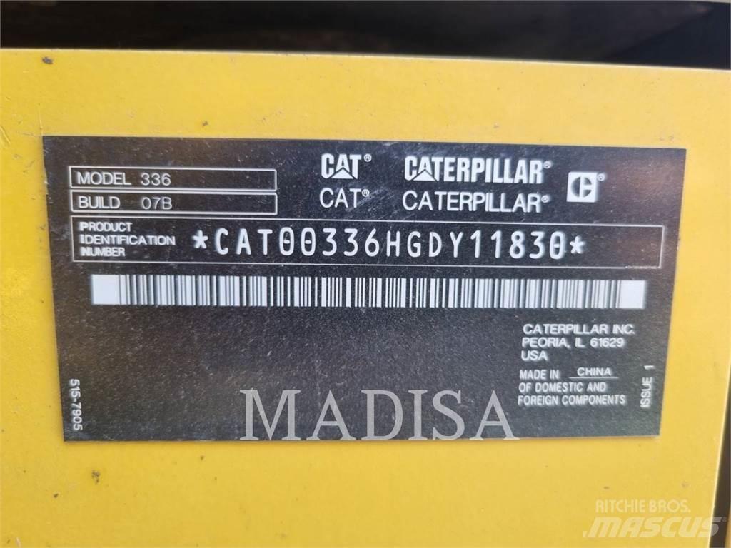 CAT 336 Pásové rýpadlá