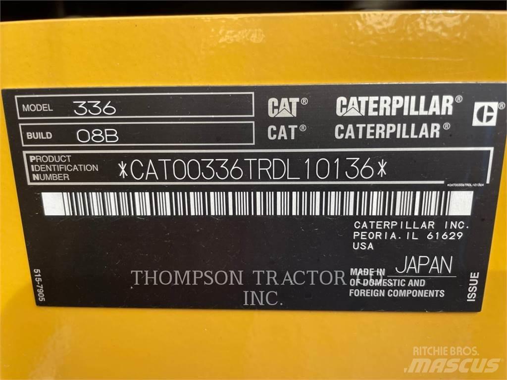 CAT 336 Pásové rýpadlá
