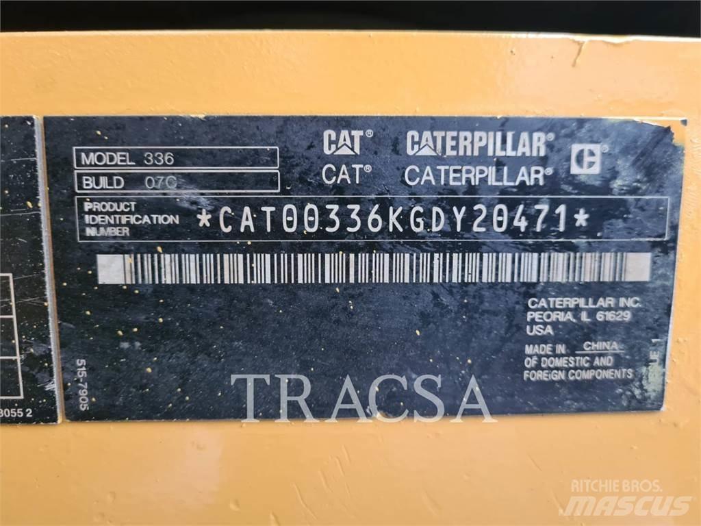 CAT 336 Pásové rýpadlá