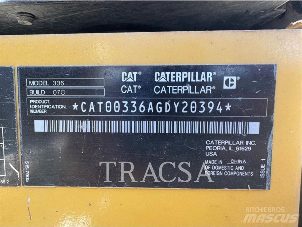 CAT 336 Pásové rýpadlá