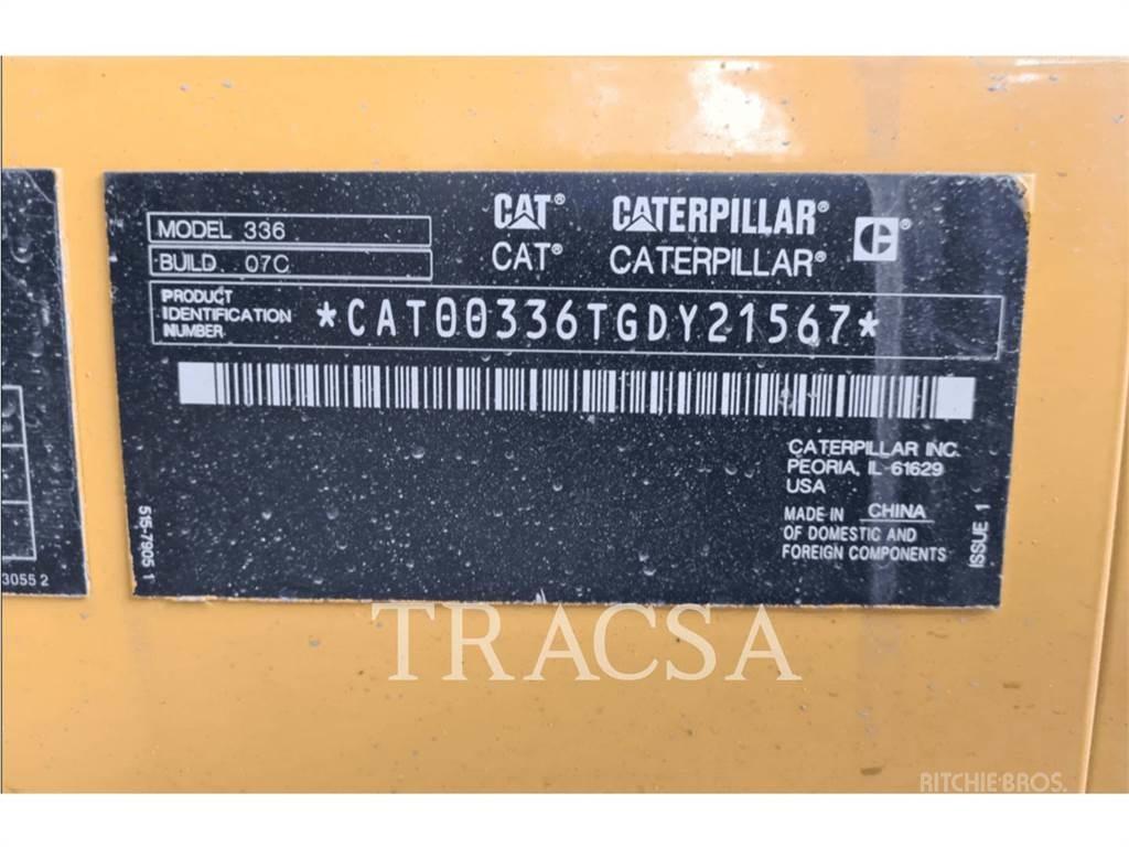 CAT 336 Pásové rýpadlá