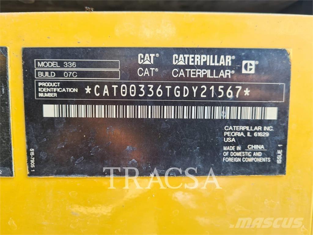 CAT 336 Pásové rýpadlá