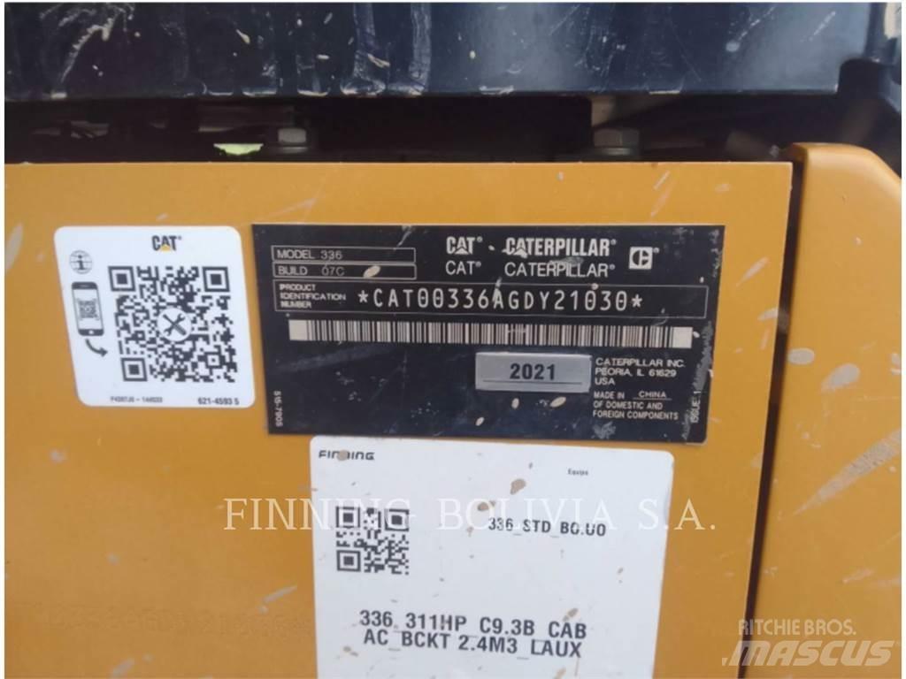 CAT 336-07 Pásové rýpadlá