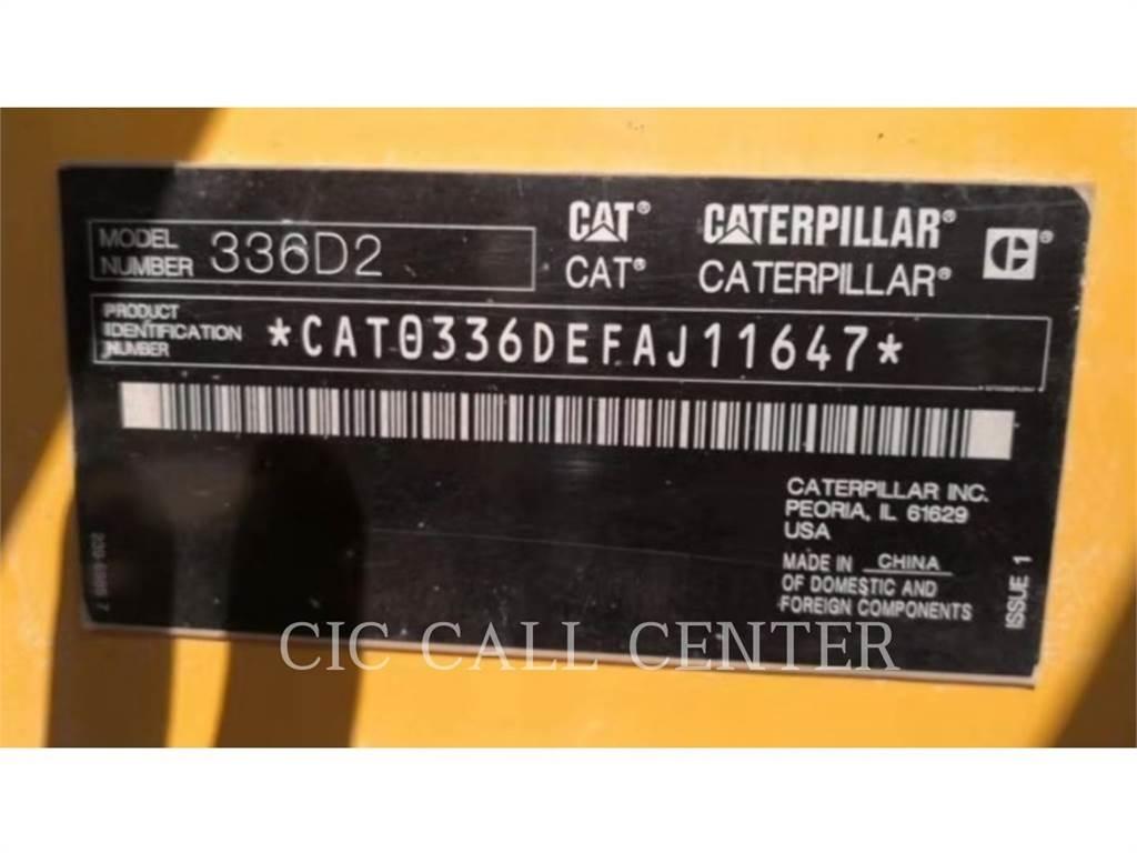 CAT 336D2 Pásové rýpadlá