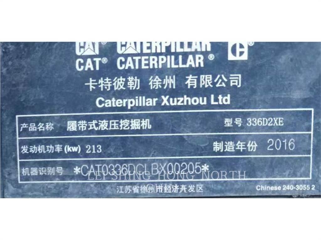 CAT 336D2XE Pásové rýpadlá
