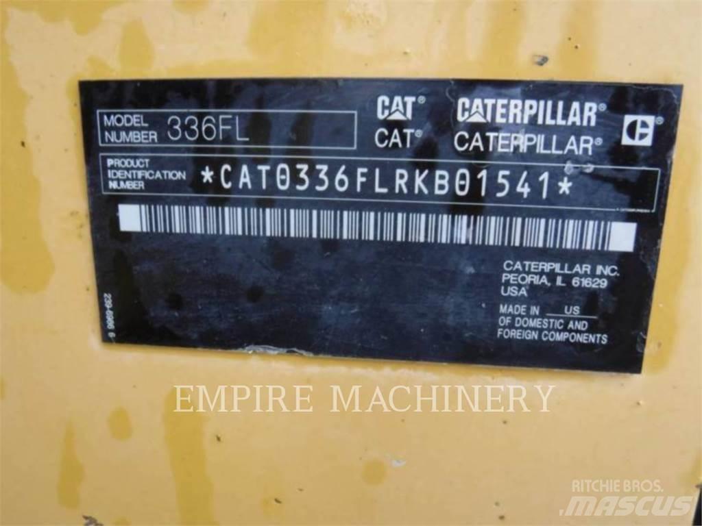 CAT 336FL Pásové rýpadlá