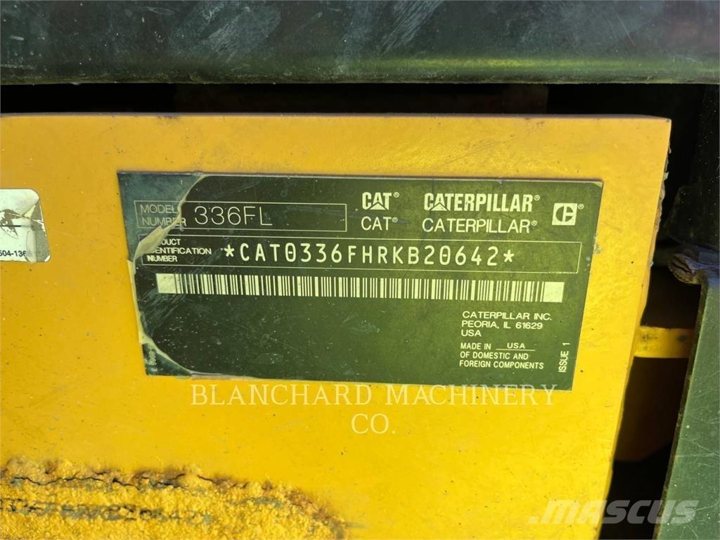 CAT 336FL Pásové rýpadlá