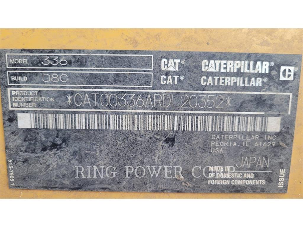 CAT 336HYDTHUM Pásové rýpadlá